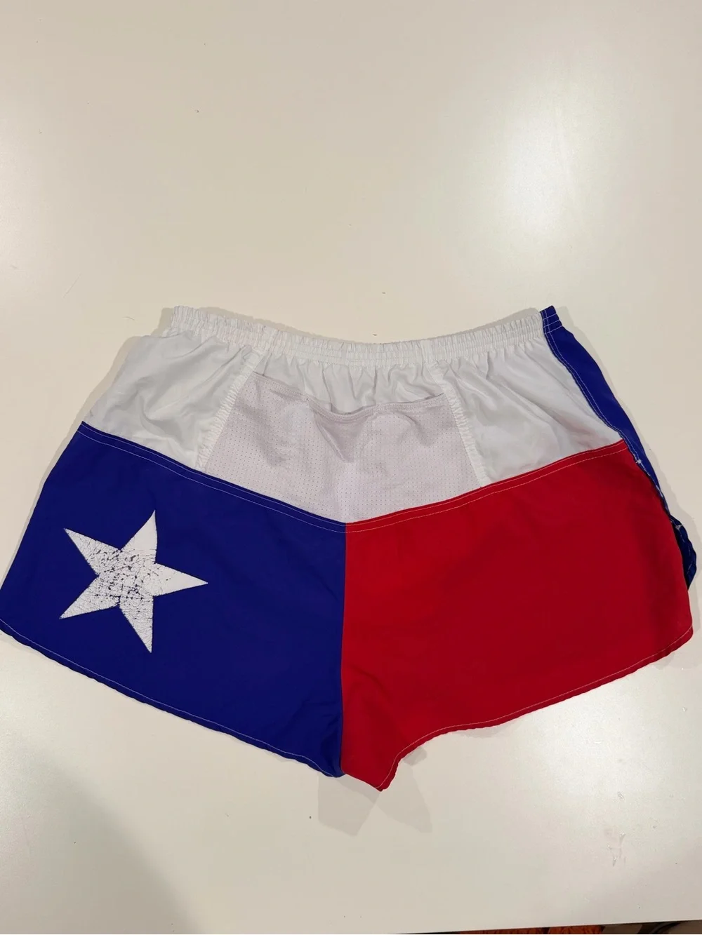 Texas Flag Men’s Athletic Shorts - Red, White & Blue